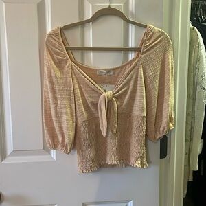 Saints and Hearts Yellow Top